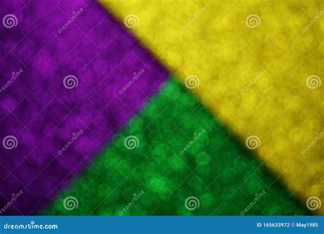 Mardi Gras with Green Purple and Gold Light Bokeh Background Stock Photo - Image of glitter ...