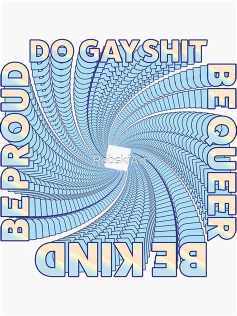 Do Gay Sh T Sticker For Sale By RobskiArt Redbubble