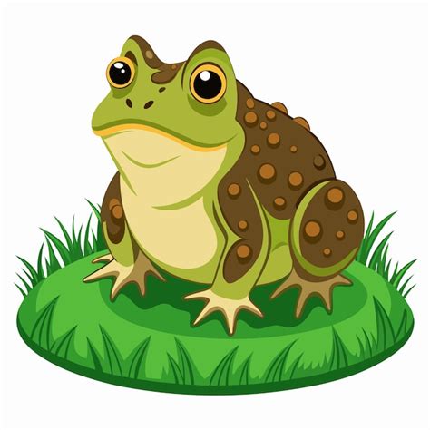 Toad Illustration Art Premium Ai Generated Vector