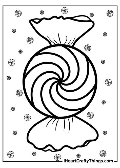 Candy Coloring Pages | Free Printable Sheets