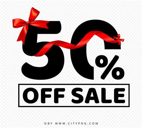 50 Percent Discount Off Sale Sign Logo Hd Png Citypng