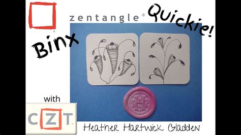 Binx Zentangle Quickie YouTube