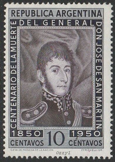 Argentina Jose De San Martin Mnh Central South America