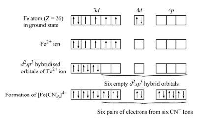 Fe Cn Is Diamagnetic While Fef Is Strongly Paramagnetic Why