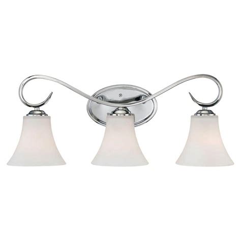 Millennium Lighting 2-Light Chrome Vanity Light with Faux Alabaster ...