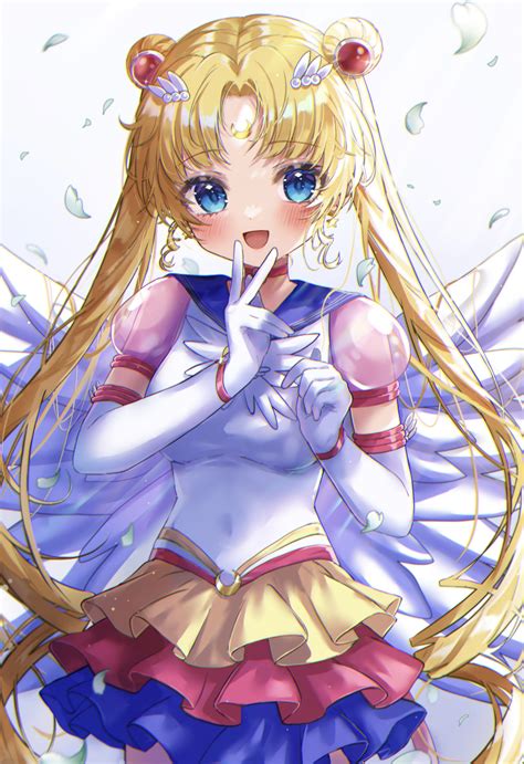 Safebooru 1girl D Absurdres Bangs Bishoujo Senshi Sailor Moon Blonde Hair Blue Eyes Blue