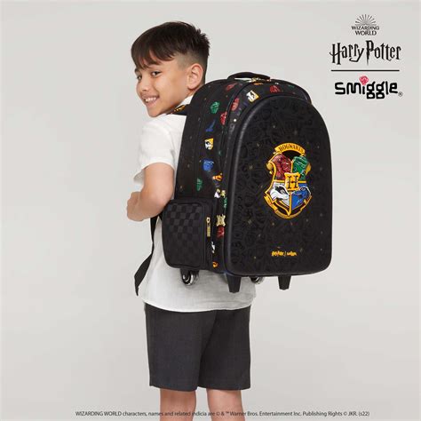 Smiggle Harry Potter Trolley Backpack With Light Up Wheels Artofit