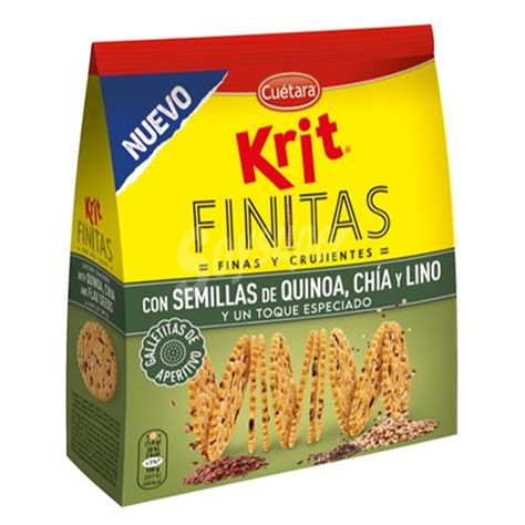 Cu Tara Finitas Galletas Saladas De Aperitivo Con Semillas De Quinoa