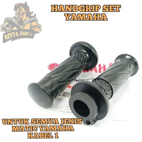 Jual Handgrip Hand Grip Set Kiri Kanan Yamaha Kabel Kualitas Asli