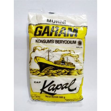 Jual Garam Cap Kapal 500G Shopee Indonesia