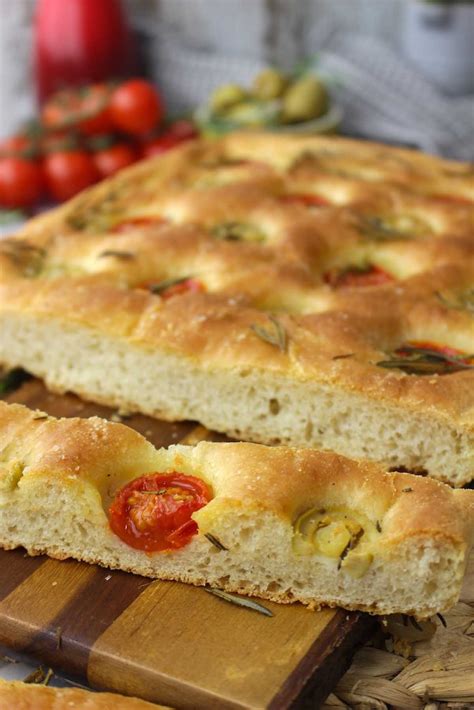 Focaccia De Tomates Y Aceitunas Trucos Para Una Focaccia Italiana