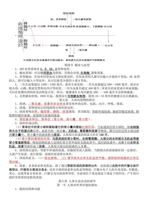 人教版七年级下册生物知识点归纳总结下载8页七年级果子办公