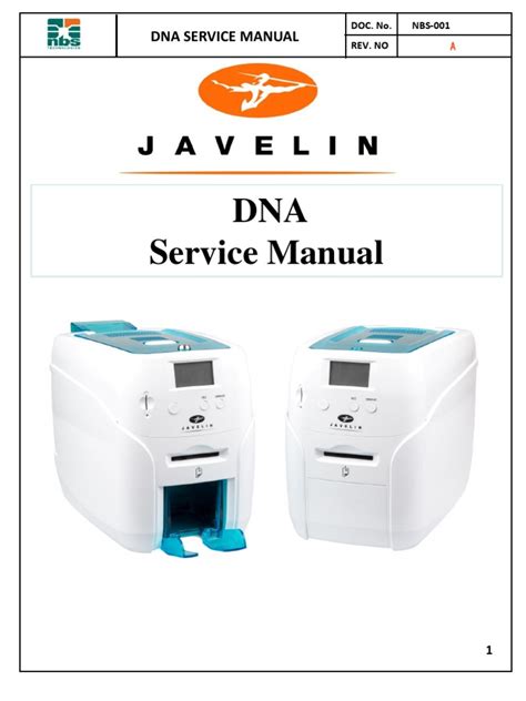 Javelin DNA Service Manual 2016 | PDF | Printer (Computing) | Gear