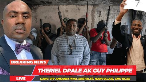 Theriel Thelus Palé Ak Guy Philippe Se Swa Li Viv Ansanm Ak Yo Ou Byen