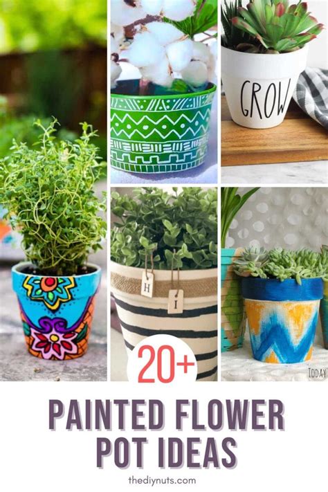 29 Fun Painted Flower Pot Designs The DIY Nuts