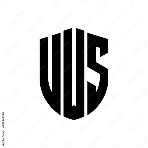 UWS letter logo design. UWS modern letter logo with black background. UWS creative letter logo ...