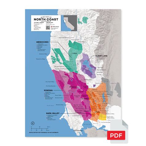 Wine Regions Of Sonoma County Framed Map | ubicaciondepersonas.cdmx.gob.mx