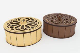 Decorative Round Box Laser Cut Svg Files Graphic By Elazer Dizayn