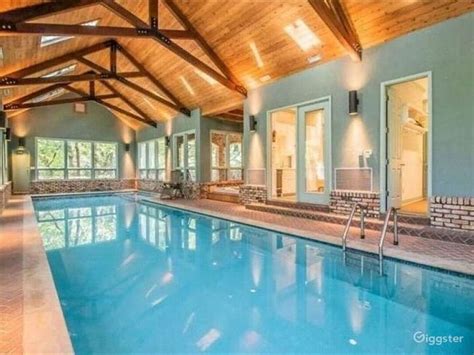 Beautiful Custom Indoor Pool House | Rent this location on Giggster