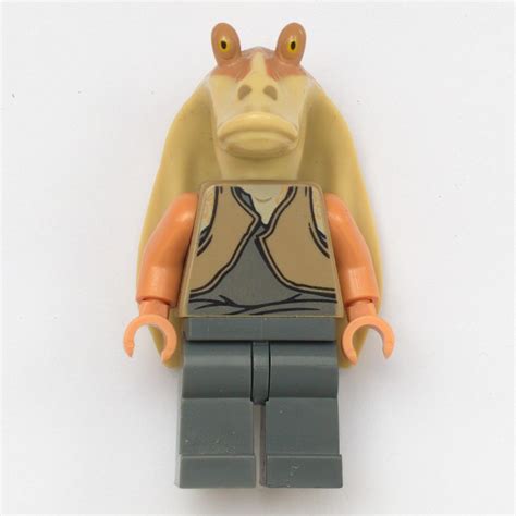 Lego Set Fig 003793 Jar Jar Binks Dark Tan Torso 2011 Star Wars