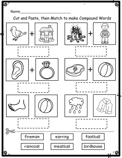 Compound Words Worksheet