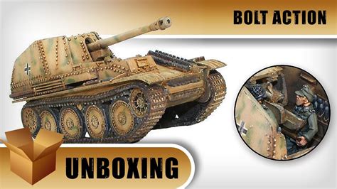 Unboxing Bolt Action Marder III Tank Destroyer YouTube