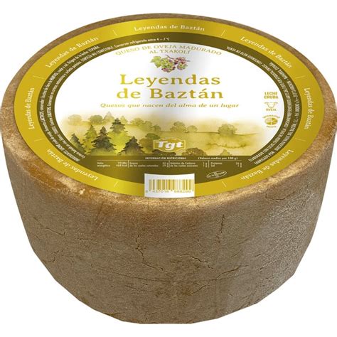 Queso Curado De Oveja Latxa Madurado Con Vino Txacol Elaborado Con