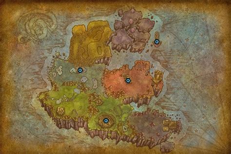 WoW: Outland Dungeons on a Map Quiz - By Moai