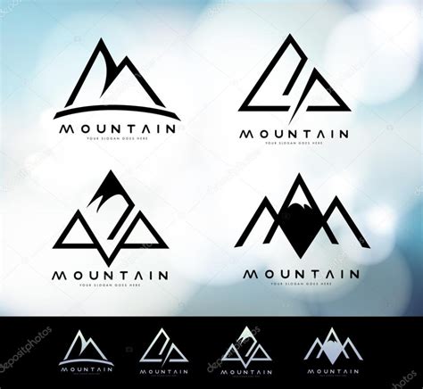 Vintage Logo Montagne Image Vectorielle Twindesigner Mountain