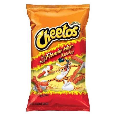 Cheetos Flamin Hot Crunchy Cheese Snack 226 8g Th