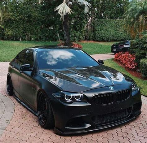 Bmw F10 M5 Black Slammed Bmw Bmw Classic Cars Bmw Car