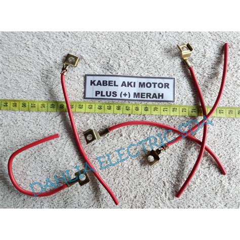 Jual KABEL SKUN AKI MERAH UNTUK MOTOR Shopee Indonesia