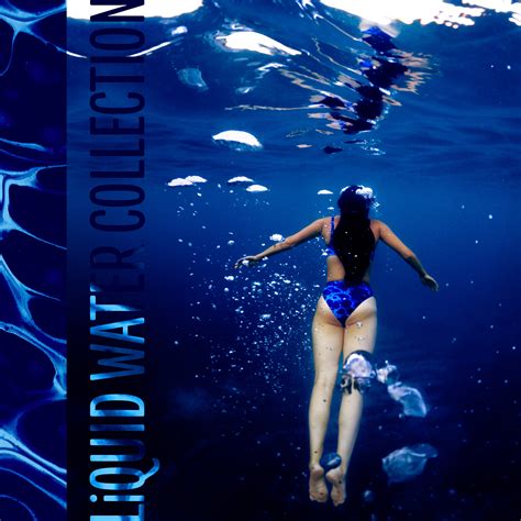 Bikini Recycled High Waisted Bikini Liquid WATER COLLECTION Sustainable Swim Wear All Over