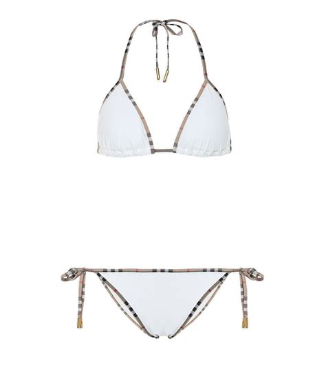 Burberry Vintage Check Triangle Bikini Burberry