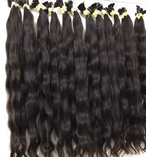 Cabelo Humano Para Mega Hair Virgem Ondulado 70 75cm 100gr