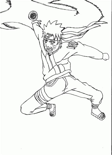 Naruto Shippuden Coloring Page Coloring Home