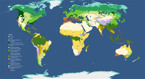 Biomes of the World : r/MapPorn