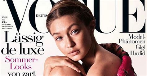 Gigi Hadid Strips Off Again For German Vogue Huffpost Uk Style