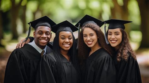 Premium AI Image | portrait of a group of happy african american ...