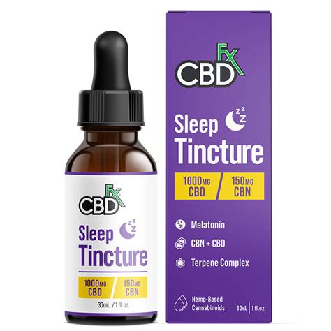 Cbd Oil Cbd Cbn Sleep Tincture Cbdfx