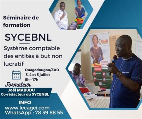 Séminaire international de formation Système comptable des entités à