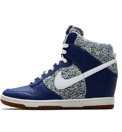 Baskets Dunk Sky Hi Nike X Liberty Of London Wedge Heel Sneakers