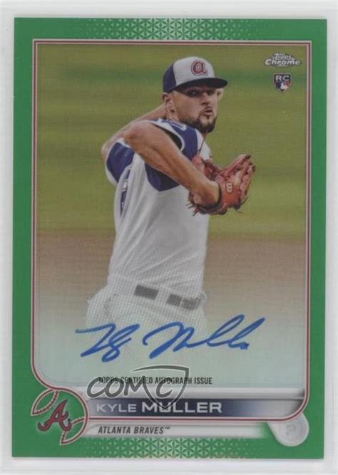 Topps Chrome Rookie Autographs Green Refractor Ra Km Kyle