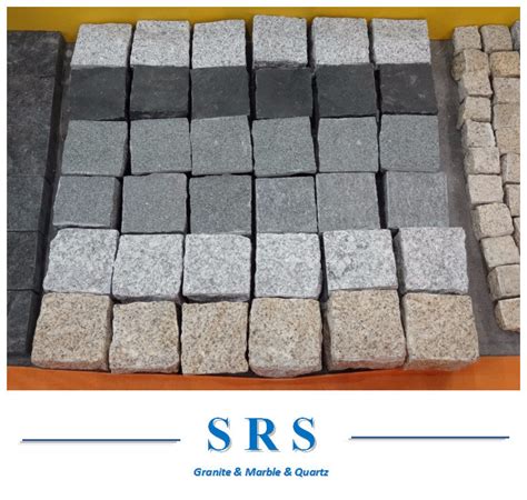 Building Material Natural Granite Basalt Tumbled Cobble Cube Cubic