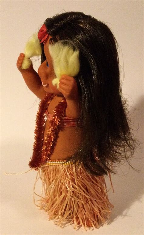 Vintage Hawaiian Hula Girl Doll Approx 8 5 Ebay