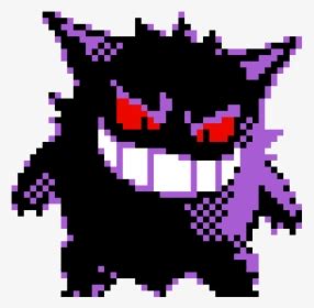 #pokémon #pixel #kawaii #gengar #haunter #gastly #clefable - Pixel Art Pokemon Ghastly, HD Png ...