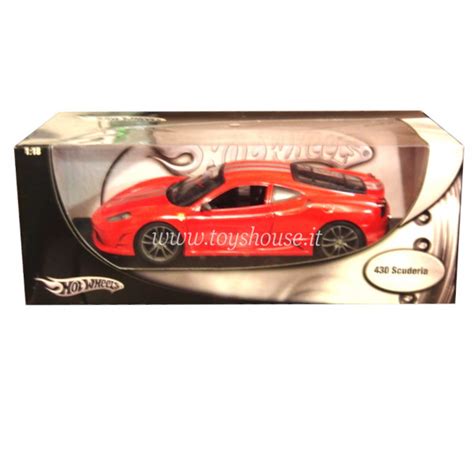 Hot Wheels Scala 1 18 Articolo P9884 Foundation Ferrari F430 Scuderia