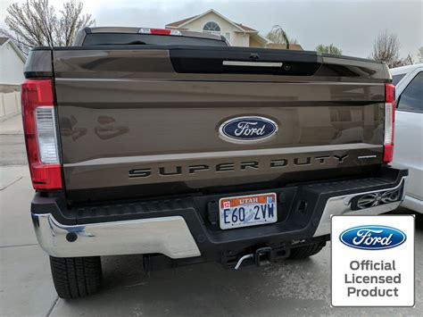 2017 Ford Super Duty Tailgate Letters Inserts Vinyl Stickers F 250 F