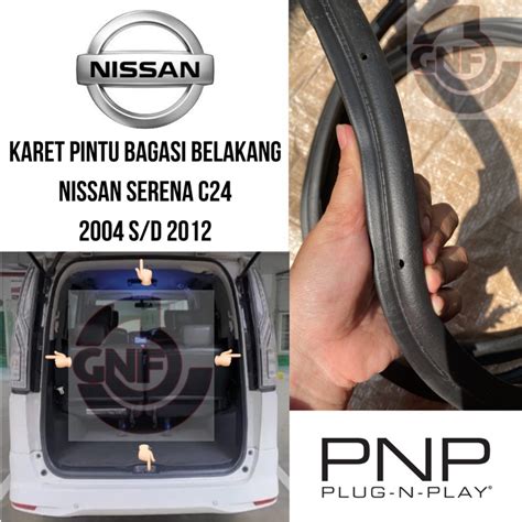 Jual Karet Pintu Belakang Karet Bagasi Nissan Serena C