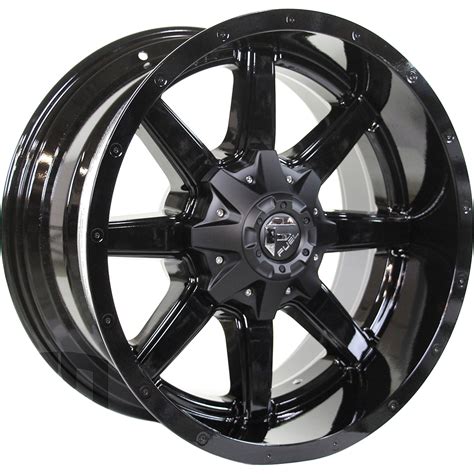 Fuel Maverick 20x10 24 Gloss Black Powder Coat D53820001745 Pgb Custom Offsets